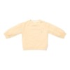 Lichtgele sweater met broderie - Honey yellow